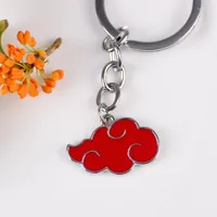 Keychains 2023 Fashion Creative Anime Red Cloud Keychain Retro Character Goth Men And Women Backpack Pendant Jewelry Gift