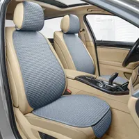 Car Seat Covers Cover Front Rear Back Flax Cushion Linen Automobile Backrest Protector Pad Mat Protect