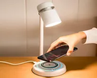 Bluetooth Speaker Bass auxiliary Sound With Wireless charger 10W High Power Fast Charging Adjustable Bedside Table Lamp Study Read8561550