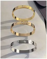 Pulseira de pulseira de pulseiras pulseiras de diamante Branqueadas de diamante Brafetas Parceiros Bangueiras Bangle Braclet Pulsera Oro bracciale Personali9379777