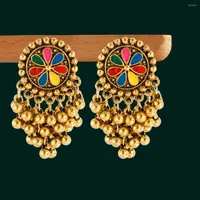 Dangle Earrings Classic Tassel Women's Gold Pearl Beaded Turkey Bijoux Vintage Drop Ethnic Tribe Jewelry Bollywood