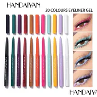 Eyeliner Handaiyan 20 Kolor kremowy żel Makeup Obracanie Eyeliners Wodoodporny perłowy mat