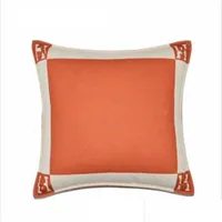 Cushion Decorative Pillow Classic Decorative High Quality Blended Cushion Top Sale Home Sofa Car Pillowcase Drop Delivery Garden Text Dh3Rx