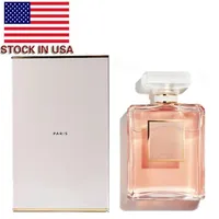 Kwaliteit Natuurlijke spray parfum voor vrouwen VS 3-7 snelle levering Keulen 100 ml EDP Lady Geur Valentijnsdag Gift Langdurige aangename parfum te koop