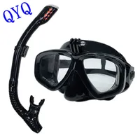 Diving Masks Professional underwater diving mask scuba diving goggles are suitable for GoPro small sports camera all-dry diving glasses 230307