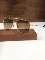 Lunettes de soleil de luxe de marque rétro pour hommes Mens Sunglasses Designers For Lady Aesthetic Eyewear avec Chr Design Pilot UV400 Protective Lenses Sun Glasses Origianl Case