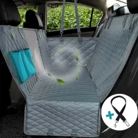 Dog Travel Outdoors Car Seat Cover 100 Waterproof Pet Mat Mesh Hammock Cushion Protector With Zipper and Pocket 230307