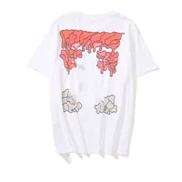 Summer Mens ofs Tshirts Womens Designer Tshirt Imprimé Man T-shirt Top Quality Coton Casual Off Tees Short Sleeve Luxury Hip Hop Offs Streetwear Offsthirts