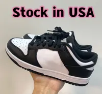 Designer SB Casual Shoes Basketball Chaussures pour hommes baskets 2023 Stock à USA Blanc Blanc Black Panda authentique Trainers en cuir Stock Skate Retro Sneaker avec boîte