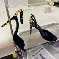 Rene Caovilla Sandallar Stiletto Kadın Platformu Kristal Elbise Ayakkabı Tasarımcısı Sıradan Akşam Yemeği 12 cm yüksekliğinde fabrika ayakkabıları yılan dekorasyon c6p6
