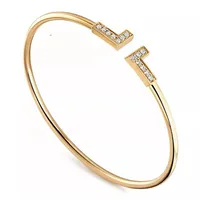 love bangles bracelets designer jewelry charm Fashion diamonds gold silver bangle braccialetto pulsera for mens and women wedding 2836