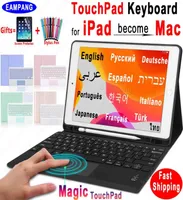 Tablet pc -cases tassen magisch toetsenbord voor iPad 102 case 9e 8e 7e generatie lucht 2 3 4 5 109 Pro 97 105 11 129 2018 2020 20216442974