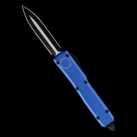 Schelin Mt Auto Knife Pocket Couteaux Automatic UTX Folding Hunting Blue Blue Titanium Handle D2 Blade Camping Tools2982
