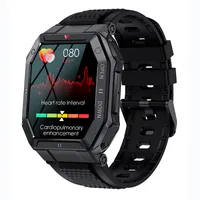 K55 Smart Watch 1,85 -Zoll HD Touchscreen Fashion Sports Army Watchwatch Bluetooth Call Long Battery Life Heart Frequenz -Überwachung SmartWatch