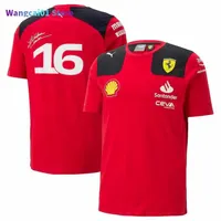 Wangcai01 Men's T-shirts 2023 Formule 1 F1 Racing Sets Carlos Sainz Chars CRC Set-up T-shirt Casual Breathab Summer Car Motorsport Team Jersey 0307H23