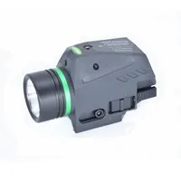 Taktik LED El Feneri Yeşil Kırmızı Lazer Görme 20mm Rail Mini Tabanca Işık Lanterna Airsoft Light212W