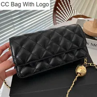 CC Handbags Classic Golden Ball Woc Women Shoulder Bag Matelasse Chain Leather Mini Trend Wallet Clutch Designer Crossbody Bag Luxury Handbag Card Holder Suitca