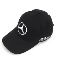 Cap Mercedes Benz AMG F1 Racing Béisbol Borded Fashion Casual304Z