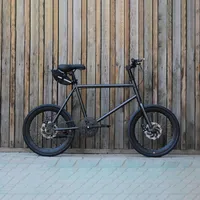 20 인치 자전거 40mm 림 높이 단일 속도 고정 장치 DSIC 브레이크 자전거 프리휠 고정 기어 프레임 미니 비키 레타 매일 통근