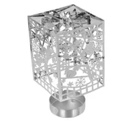 Ljus 1pc elegant aromljusfack prydnad delikat kvadrathållare dekoration6571449