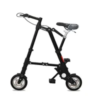 10 polegadas de bicicleta dobrável Mini veículos portáteis de alumínio portátil Quadro infantil Sistema de acionamento de cadeia de bicicletas