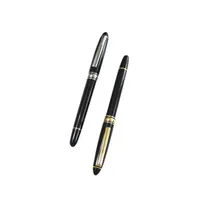Promotion - Luxury Black Ballpoint Pen Writing Ball Point Pens Stationnery School Suffice Supplies Metalrotation Pen Creative Supplies Exquise Christmas Gift