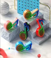 Spegnanti a led RGB Light Speaker Mini Nota Musica portatile Nota Colorful Effect Musical Note Musical Lighting Box Box 4957374