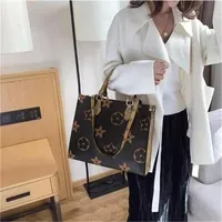 Luxurys Designer Onthego Embossed Black Flower Bag Women Bags Handbags Tote Shoulder Louiseity Handbag