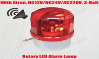 Alarm Accessories LED Revolving Flash Light Rotation Strobe Siren Beacon Beeper Warning Sound Emergency Signal Alarm Lamp for Guar4943826