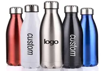 Anpassad dubbelväggisolerad vakuumkolv Rostfritt stålflaska för vattenflaskor Termos Gym Sport Shaker Botella de Agua 2111059858743