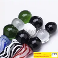 Glass Dabber Colored Ball Wax Tool For Quartz Banger Nail Oil Vaporizer Tools Thick Pyrex Carb Cap Collecting Taster
