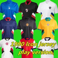 2023 Remake Retro Soccer Jerseys Icônes Play Version Italia Boca Juniors Bayern Flamengo River Plate Retro Jersey
