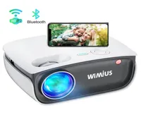 Projectors WiMiUS S25 HD Mini Projector Portable Phone Projector Wireless Mirroring Zoom 720P 1080P 300quot Bluetooth Wifi Proje9624688