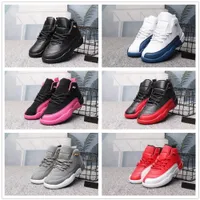 Kids Shoes J 12s 12 Boy Girl Basketball Toddler Retro Boys Girls Trainers Black Deadly Pink Red Athletic Sneakers Big Kid Shoe Children Designer Youth Infant