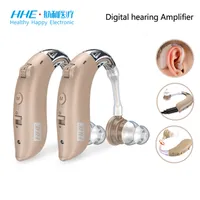 Fornitura di cure per le orecchie HHE Apparecchi acustici AMPLIFICATORE AMPLIFICATORE MINI Digital Digital Invisible Sorudo dietro gli apparecchi acustici per le orecchie sanitari per la sordità 230308