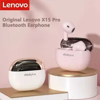 Cell Phone Earphones New Lenovo X15 Pro Bluetooth 5.1 Wireless ANC Noise Canceling AAC SBC Headphone Touch Control Earbuds Headset With Mic W0308