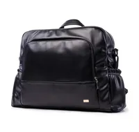 Diaper Bags Soboba Waterproof Black Diaper Bag Smooth Leather Larege Capacity Nu 2208232930075