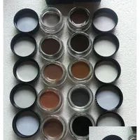 Eyebrow Enhancers Brand Waterproof Gel Cream Makeup Brown Fl Size 11Colors 4G 0.14Oz Drop Delivery Health Beauty Eyes Dh6Rx