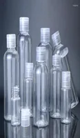 Bottiglie di stoccaggio 10305060100 ml bottiglia da viaggio portatile in plastica vuota Riutilizzabile trasparente Shampoo Shampoo Bouteille Plastique8120108