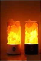 Novelty Items Usef Usb Charging Nightlight Help Sleep Himalaya Salt Lamps Plastic Seven Colors Lights Increase Negative Ion Lamp 38026238