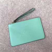 Varumärkesdesigner Kvinnor Läderplånböcker Handlett Kvinnor Purses Clutch Bags Zipper Card Bag Colorful Spade Plånböcker Brand271o