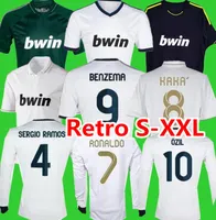 2011 2012 2013 Maglie da calcio retrò Kaka Benzema Ozil di Maria Alonso11 12 13 Ronaldo Modric Higuain Real Madrids Classic Vintage Football Shirt