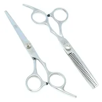 6 0inch vs Hair Scissors Set Japan 440C Salon قطع قصات الشعر 8pcs مجموعات الحلاق Tijeras تصفيف الشعر أدوات LZS237Q
