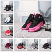 Kids Shoes J 12s 12 Boy Girl Basketball Toddler Retro Boys Trainers Black Deadly Pink Red Athletic Sneakers Kid Shoe Chidren Designer Youth Infant