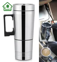 New Car Heating Cup 1224V Water Heater Kettle Electric Kettle Coffee Tea Boiling Heated Mug Water Heater Travel kettle For Car LJ6744493