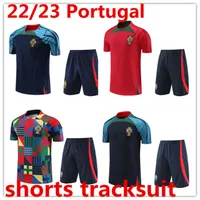 2022 2023 Portugalia dresowe koszulki Portuguesa Football Training Suit 22 23 Portugieser Shorts Rleeves Tracks Koszulki Surowe odzież sportowa