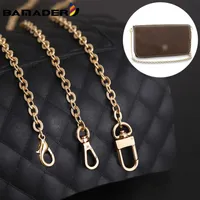 BAMADER Chain Straps High-end Woman Bag Metal Chain Fashion Bags Accessory DIY Bag Strap Replacement Luxury Brand Chain Straps 2202618
