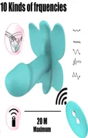 Calzini sexy mutandine telecomando wireless vibratore g spot stimolatore clitoride clitoride clitoride shop sex shop vibratore per farfalla per adulti per WO5372749