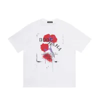 DSQ PHANTOM TURTLE Mens Designer T shirt Italian Milan Fashion Logo Print T-shirt Summer Black White T-shirt Hip Hop Streetwear 100% Cotton Tops Plus size 05801