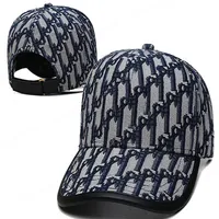 Designerskie czapki kulkowe Wysokiej jakości czysty bawełniany plażę baseballową z regulowaną wielką literą haft254f